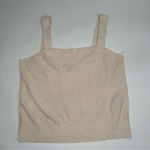 Banana Republic cream sweater tank top size Xl